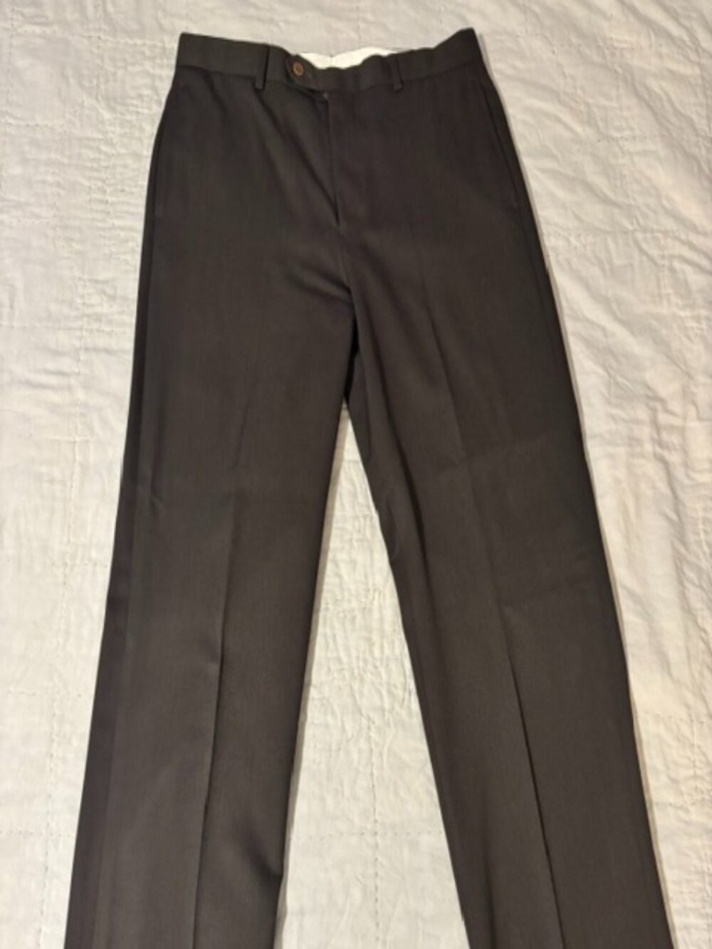 Brooks Brothers Madison 1818 dark brown pants 33W 32L